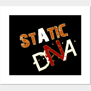 Static DNA Logo Posters and Art